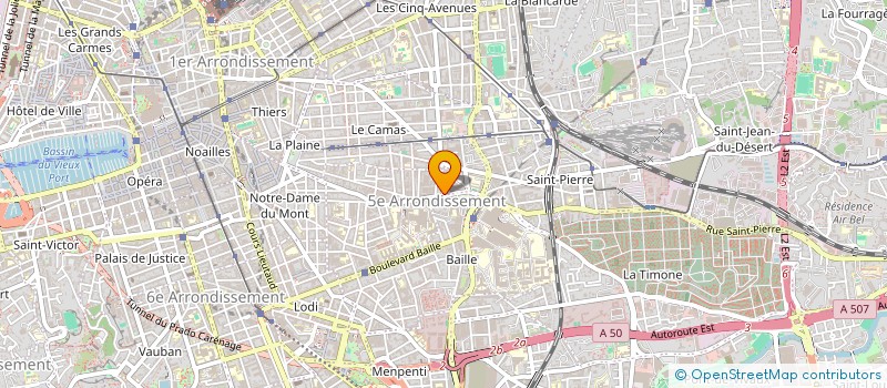 localisation de l'entreprise MADAME HAJER AJABI à MARSEILLE
