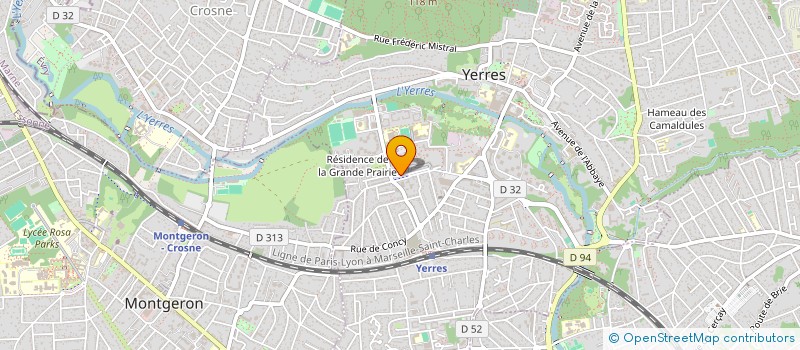 localisation de l'entreprise MADAME HAJER ANDARI  YERRES