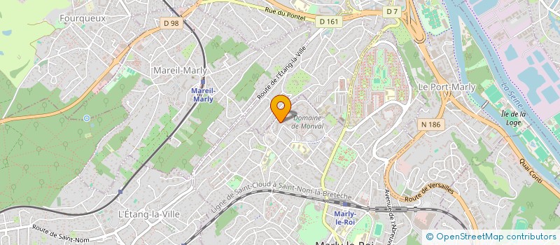 localisation de l'entreprise MADAME HAJER DAMAK  MARLY-LE-ROI