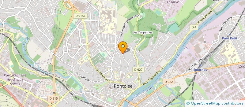 localisation de l'entreprise MADAME HAJER LARIBI à PONTOISE