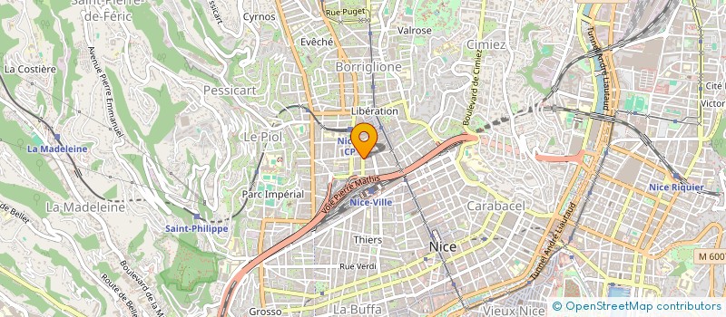 localisation de l'entreprise MADAME HAJER MHIRSI  NICE