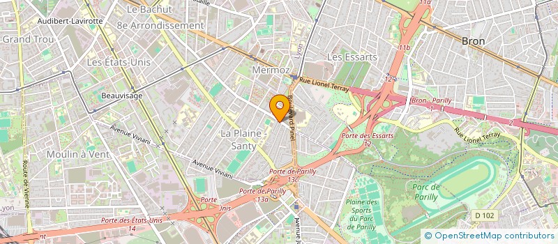 localisation de l'entreprise MADAME HAJER MORALENT  LYON