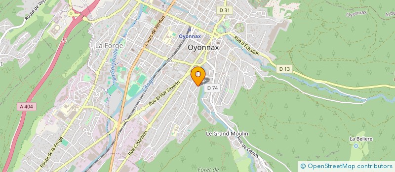 localisation de l'entreprise MADAME HAJER SAHLI à OYONNAX
