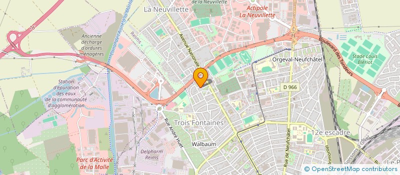 localisation de l'entreprise MADAME HAJIBA LAHYANI  REIMS