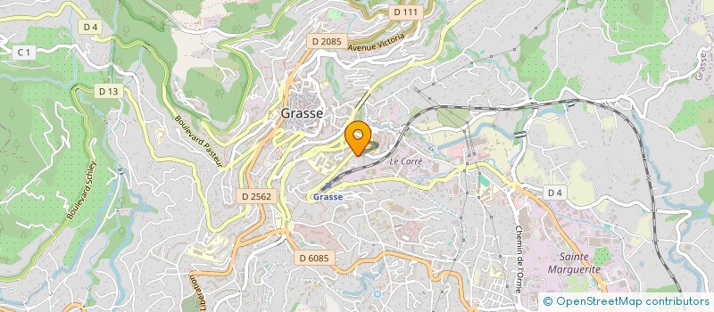 localisation de l'entreprise MADAME HAJIBA OUBRARI  GRASSE