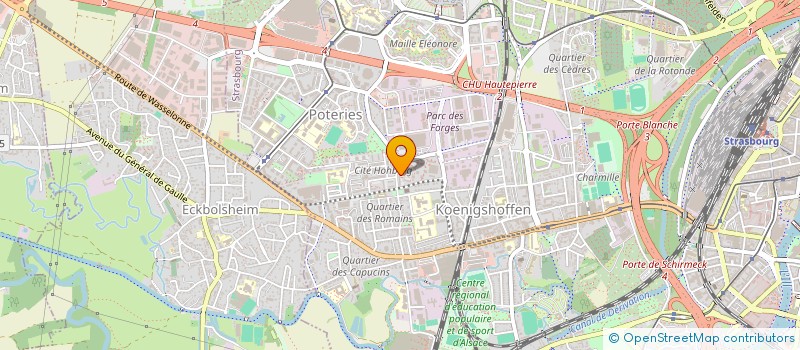 localisation de l'entreprise MADAME HAJNALKA KALANYOS à STRASBOURG