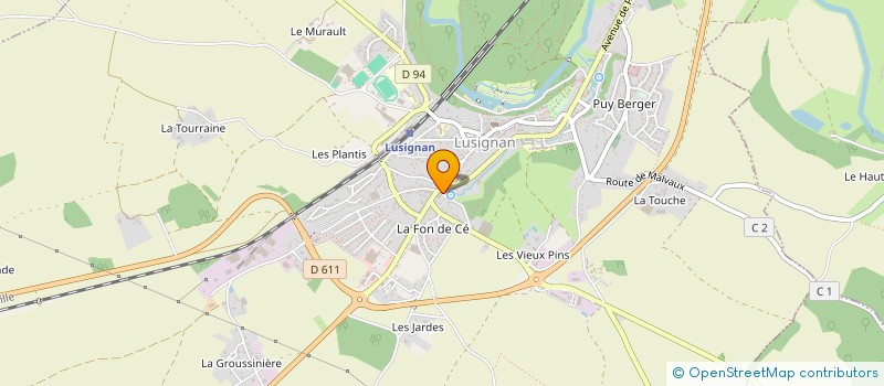 localisation de l'entreprise MADAME HAJNALKA SZILAGYI  LUSIGNAN