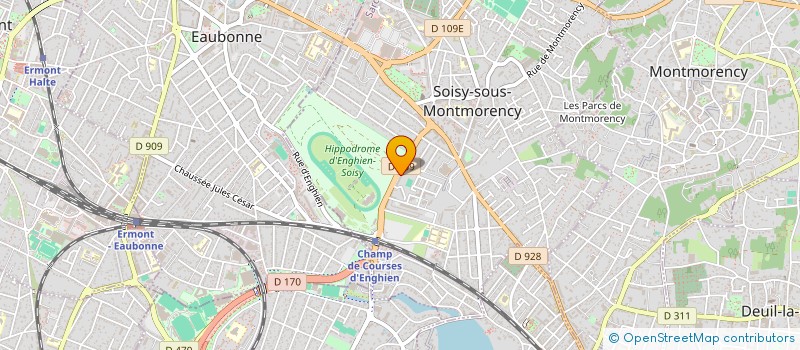 localisation de l'entreprise MADAME HAJOUI SAWSAN  SOISY-SOUS-MONTMORENCY