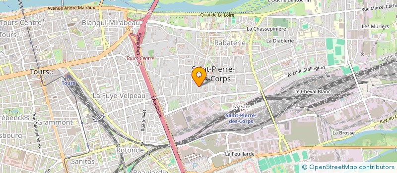 localisation de l'entreprise MADAME HAKIMA BOUCHAOUI  SAINT-PIERRE-DES-CORPS