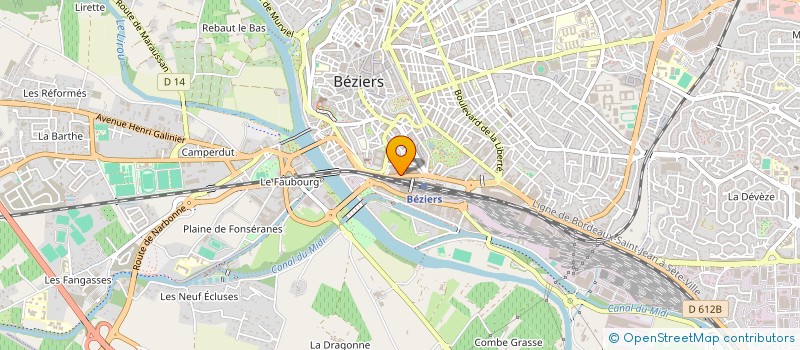 localisation de l'entreprise MADAME HAKIMA BOUDARKA  BEZIERS