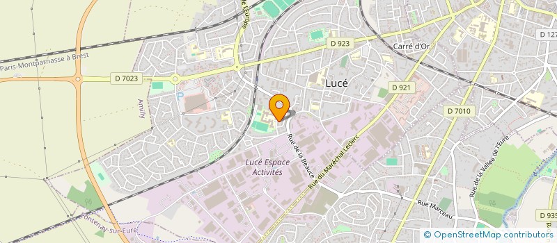 localisation de l'entreprise MADAME HAKIMA BOUGUELMOUNA à LUCE