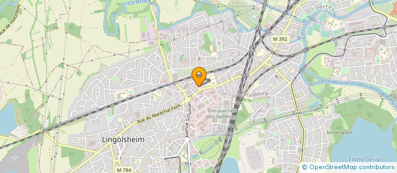 localisation de l'entreprise MADAME HAKIMA CHANFOUA à STRASBOURG