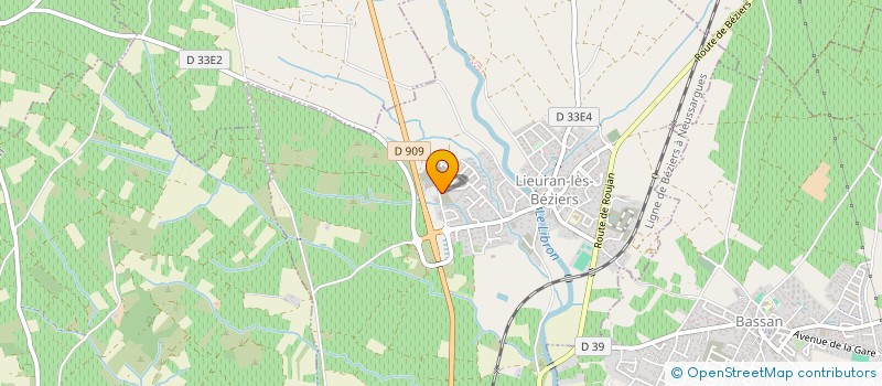 localisation de l'entreprise MADAME HAKIMA CHOUA  LIEURAN-LES-BEZIERS