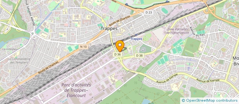 localisation de l'entreprise MADAME HAKIMA DERROU  TRAPPES