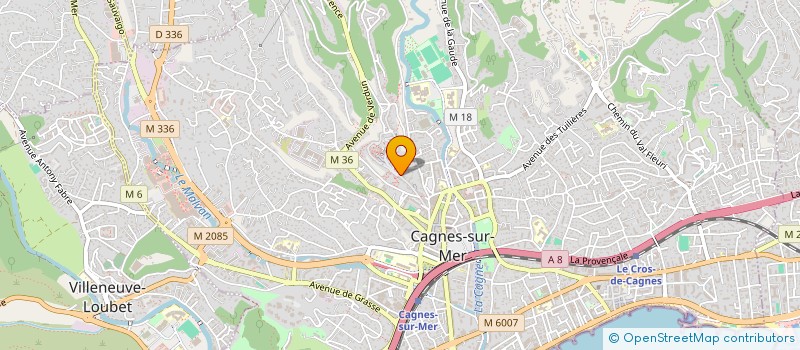 localisation de l'entreprise MADAME HAKIMA DIBOUNE à CAGNES-SUR-MER