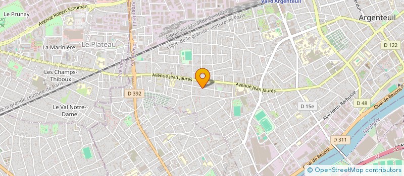 localisation de l'entreprise MADAME HAKIMA DJIAB  ARGENTEUIL