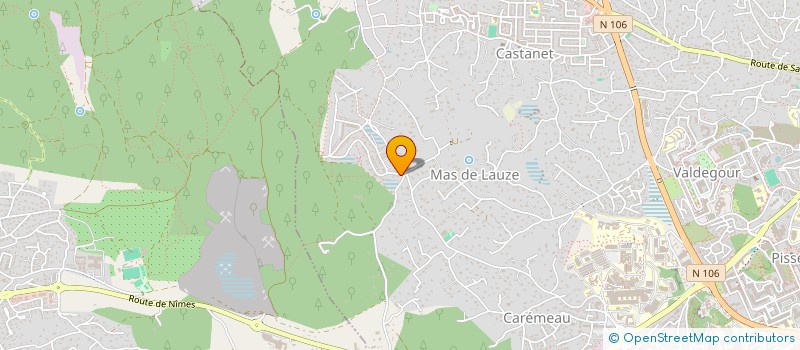 localisation de l'entreprise MADAME HAKIMA EL GHALLOUSSI  NIMES