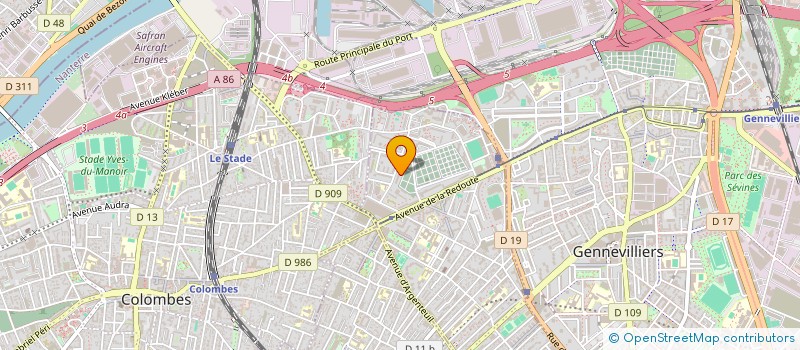 localisation de l'entreprise MADAME HAKIMA HAKIKI  ASNIERES-SUR-SEINE