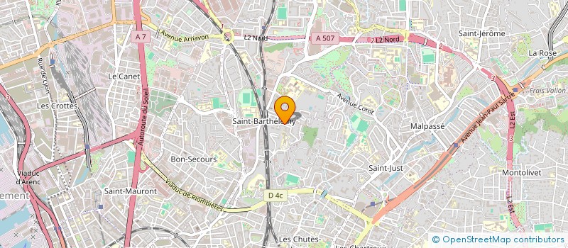 localisation de l'entreprise MADAME HAKIMA HAMDIKENE  MARSEILLE