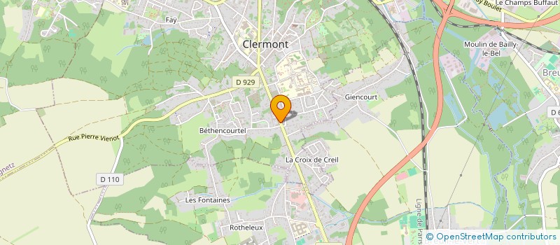 localisation de l'entreprise MADAME HAKIMA HAMIDI  CLERMONT