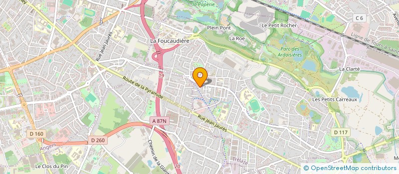 localisation de l'entreprise MADAME HAKIMA HAMIDI  TRELAZE