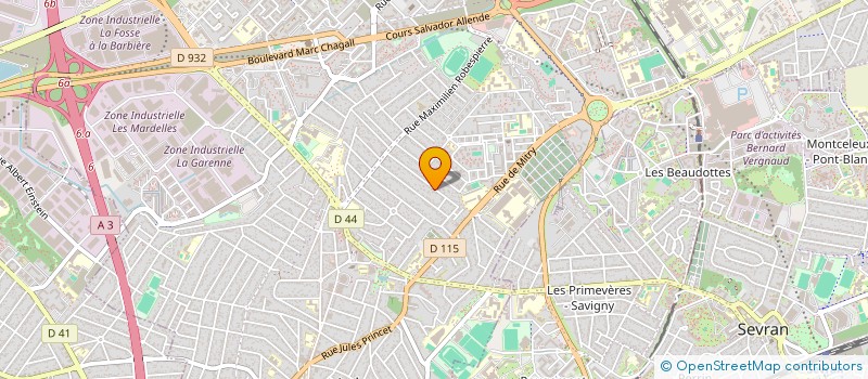 localisation de l'entreprise MADAME HAKIMA ICHOU à AULNAY-SOUS-BOIS