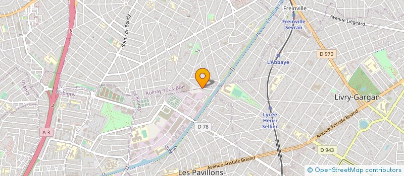 localisation de l'entreprise MADAME HAKIMA IMAM  LES PAVILLONS-SOUS-BOIS