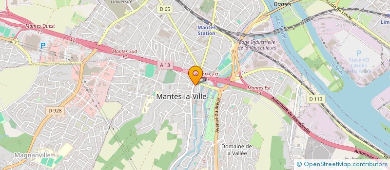 localisation de l'entreprise MADAME HAKIMA KACED  MANTES-LA-VILLE