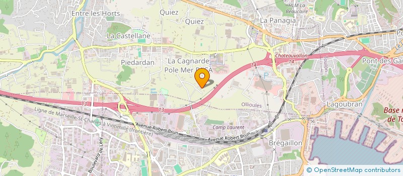 localisation de l'entreprise MADAME HAKIMA KASMI  OLLIOULES