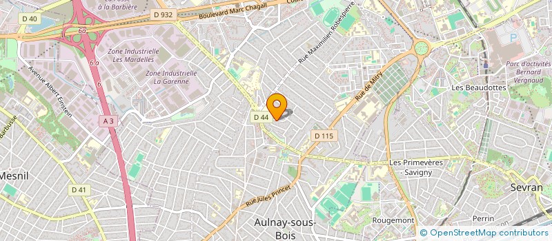 localisation de l'entreprise MADAME HAKIMA KERROUCHI à AULNAY-SOUS-BOIS