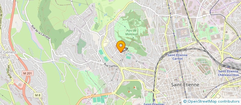 localisation de l'entreprise MADAME HAKIMA MOUHIB  SAINT-ETIENNE