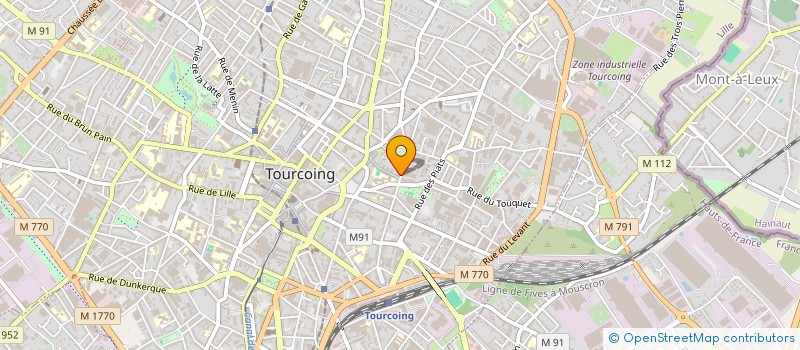 localisation de l'entreprise MADAME HAKIMA MOUSSATI  TOURCOING