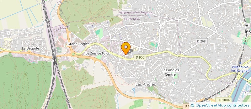 localisation de l'entreprise MADAME HAKIMA MOUTAYAKINE  LES ANGLES