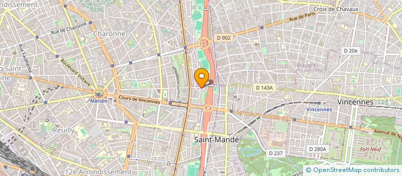 localisation de l'entreprise MADAME HAKIMA NEGHLI  PARIS