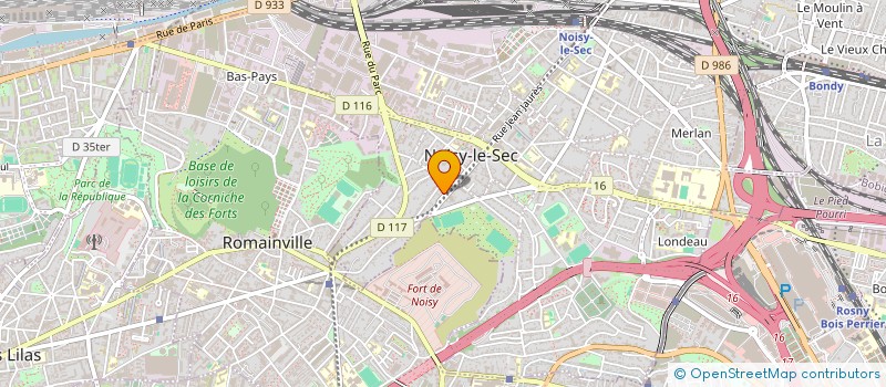 localisation de l'entreprise MADAME HAKIMA OUCHENE à NOISY-LE-SEC
