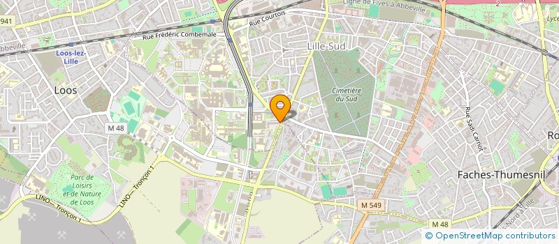 localisation de l'entreprise MADAME HAKIMA ZAKRAOUI  LILLE