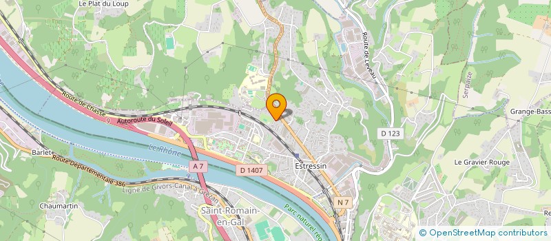 localisation de l'entreprise MADAME HALA BAJANI à VIENNE