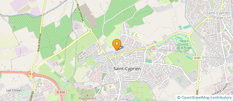 localisation de l'entreprise MADAME HALA EL SALAMOUNI  SAINT-CYPRIEN