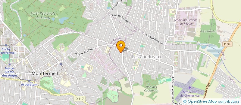 localisation de l'entreprise MADAME HALA FLAH  CHELLES