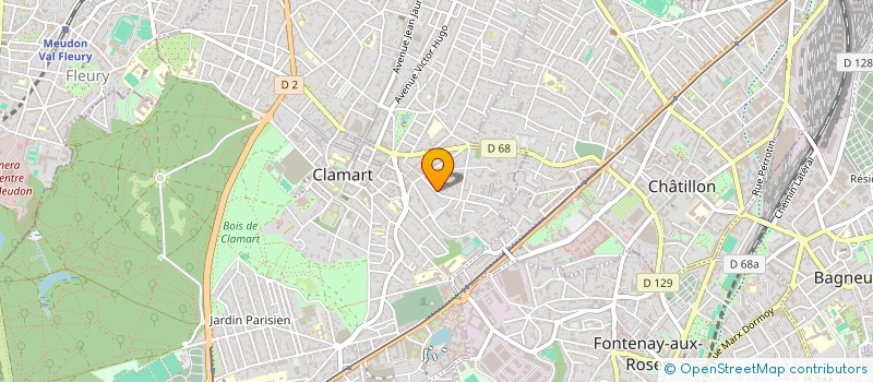 localisation de l'entreprise MADAME HALA SABRA à CLAMART