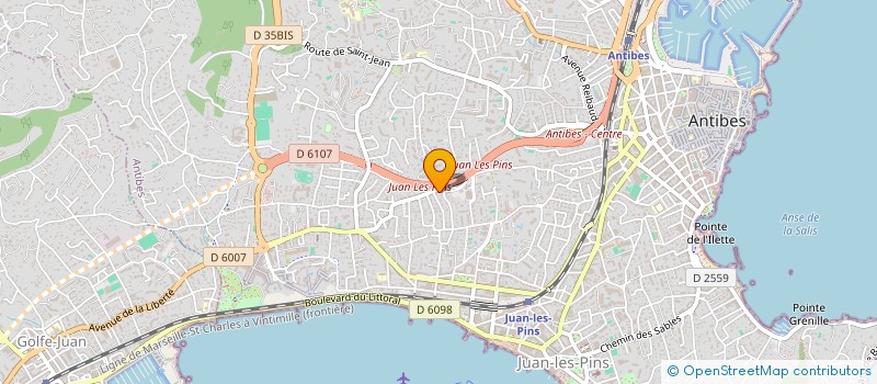 localisation de l'entreprise MADAME HALEY LEE  ANTIBES