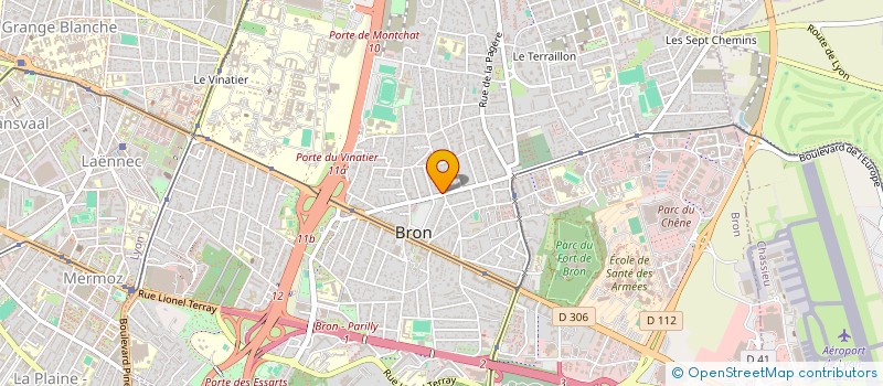 localisation de l'entreprise MADAME HALIDE PERCIN  BRON