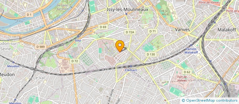 localisation de l'entreprise MADAME HALIM HAMIDA à ISSY-LES-MOULINEAUX