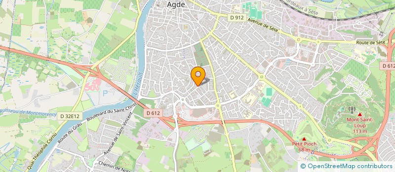 localisation de l'entreprise MADAME HALIMA ACHAARAOUI  AGDE