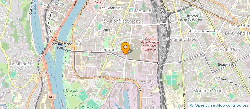 localisation de l'entreprise MADAME HALIMA ACHOUR  LYON