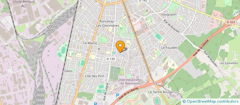 localisation de l'entreprise MADAME HALIMA AHMED  LE MANS