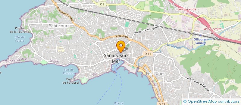 localisation de l'entreprise MADAME HALIMA AINAOUI à SANARY-SUR-MER