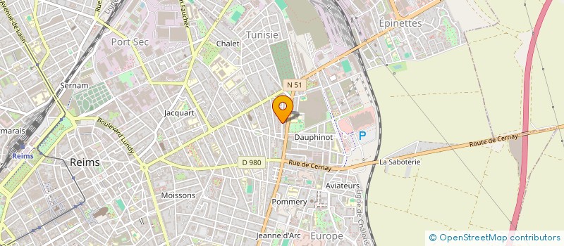 localisation de l'entreprise MADAME HALIMA AZIEZE à REIMS