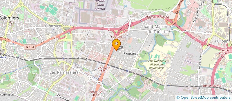 localisation de l'entreprise MADAME HALIMA BAHALOUL  TOULOUSE