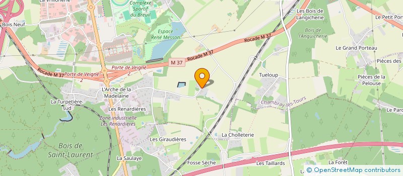 localisation de l'entreprise MADAME HALIMA BELAIDI  CHAMBRAY-LES-TOURS